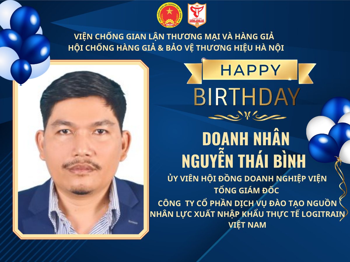 Chúc mừng sinh nhật Doanh nhân Nguyễn Thái Bình