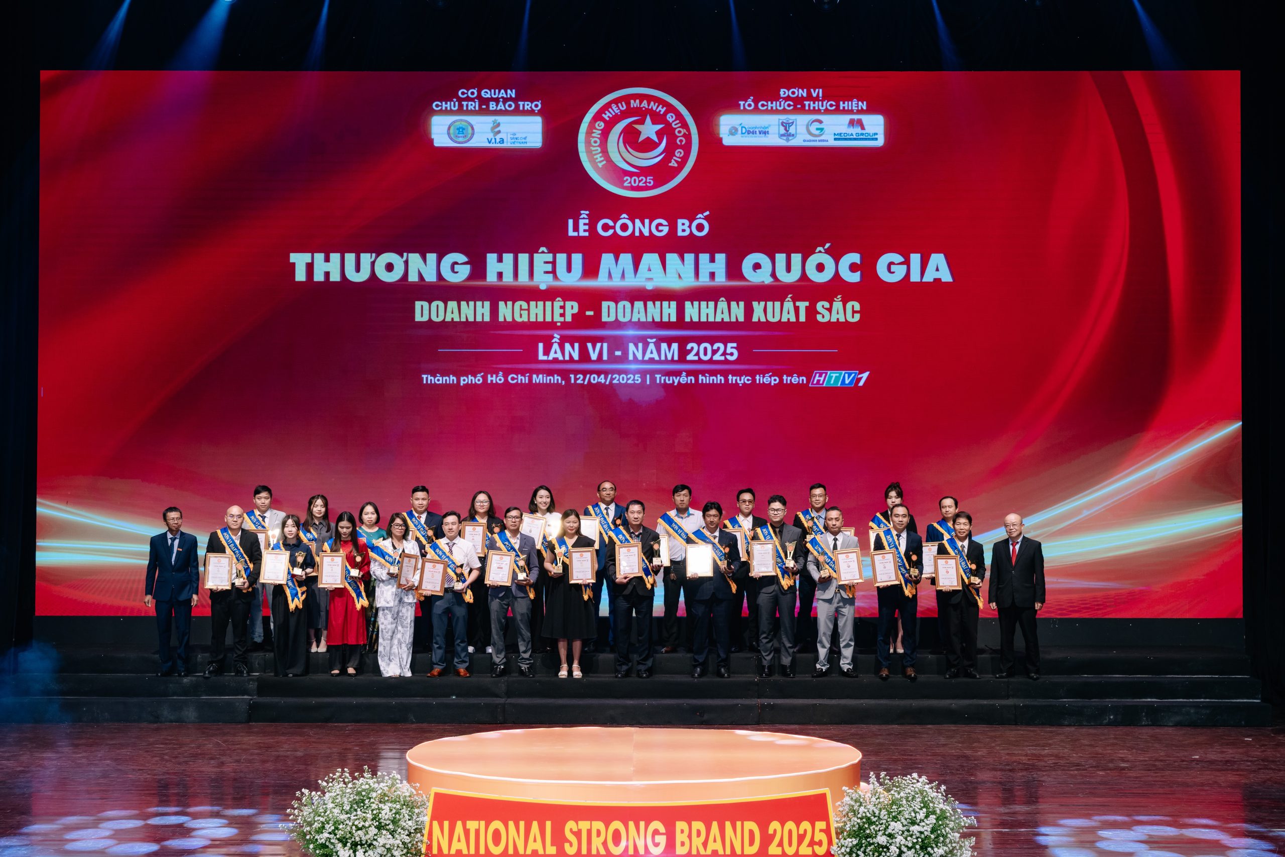 Các doanh nghiệp được vinh danh Top 30 Thương hiệu mạnh Quốc gia 2025
